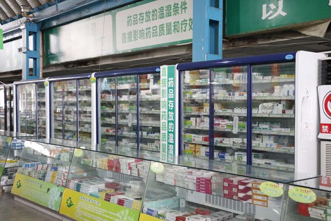 医药连锁有限公司药品阴凉柜工程案例
