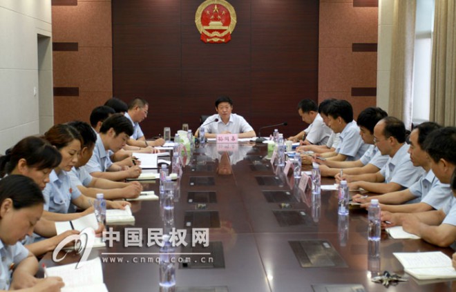 商丘市中院党组书记、院长孙同占莅民县调研我县法院工作