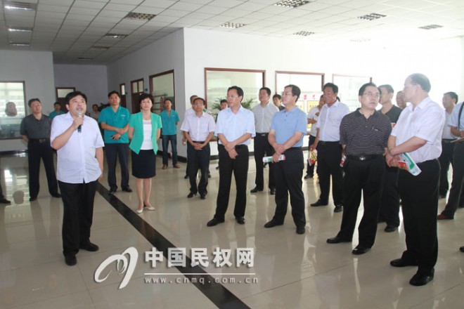 山西运城党政考察团莅民参观考察