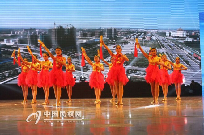 我县举办2015年新春联欢晚会