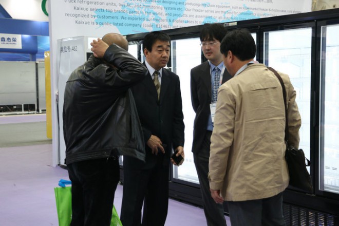 凯雪冷链携最新高端展示柜参加中国零售业展会