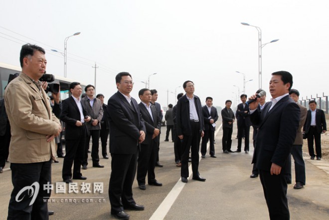 商丘市第一季度四项重点工作巡查观摩组莅临民权