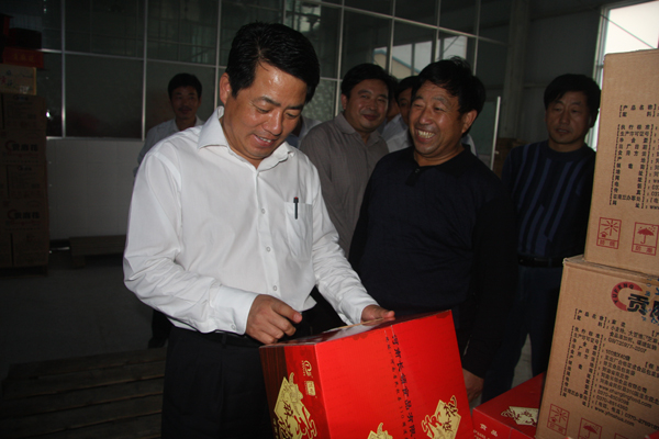 市政协主席吴宏蔚对我县工业项目进行调研