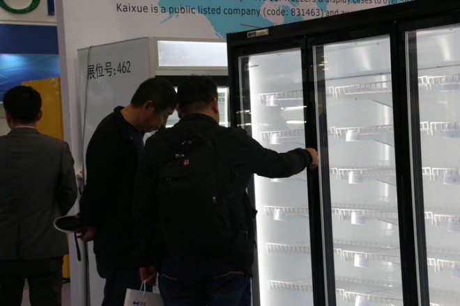 凯雪冷链携最新高端展示柜参加中国零售业展会