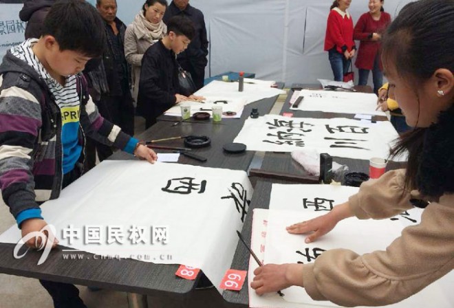 民权县举行首届“西湖春天”杯少儿书画大赛