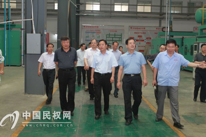 山西运城党政考察团莅民参观考察