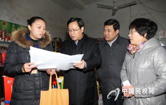 县长姬脉常看望慰问一线经济普查工作人员