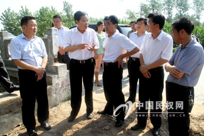 县长姬脉常调研“两园一廊”基础设施建设和农村危桥改造情况