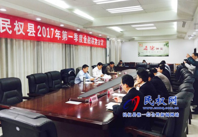 民权县召开2017年第一季度金融联席会议