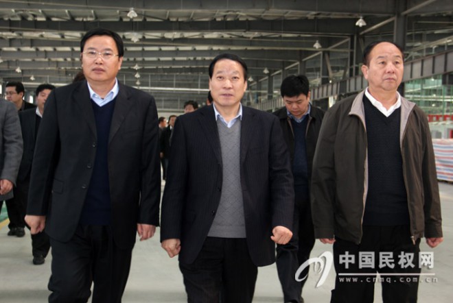 义马市党政考察团莅临我县考察高新区建设情况