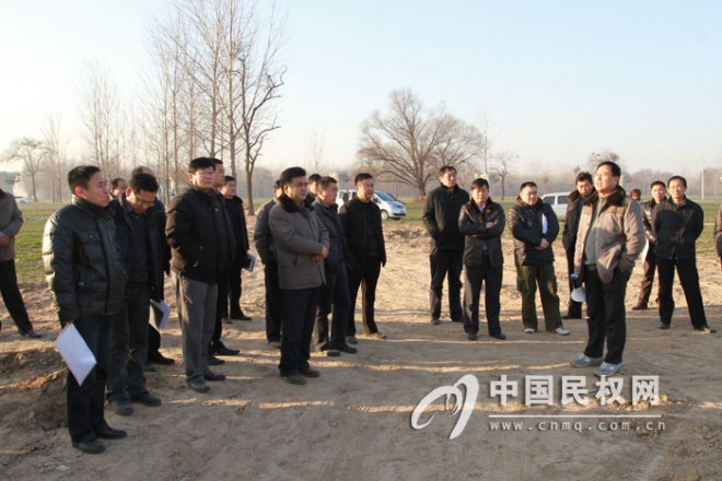 全县冬修水利工程现场会在林七召开