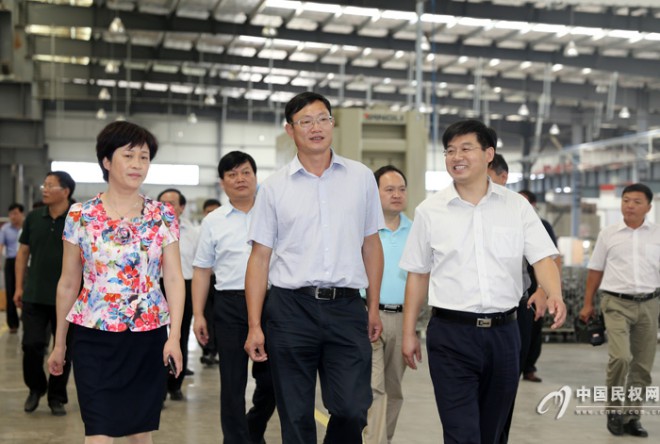新蔡县党政考察团到我县参观考察高新区发展情况