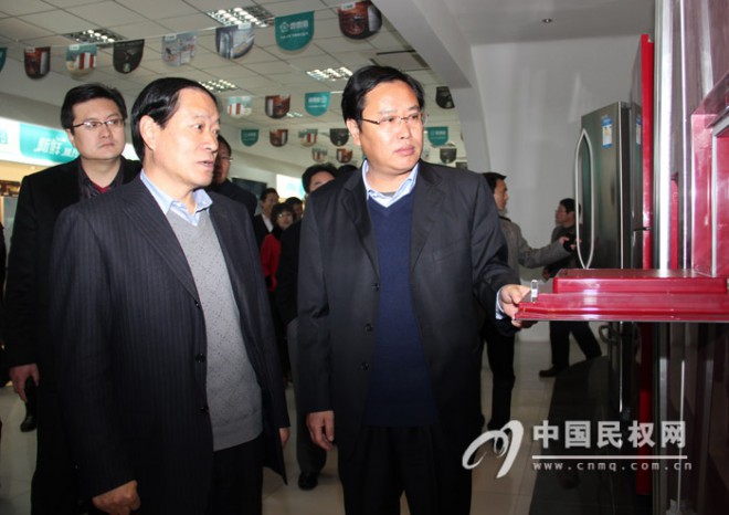 义马市党政考察团莅临我县考察高新区建设情况