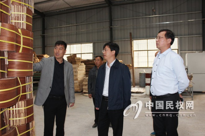 县委常委、统战部长张爱军到野岗乡调研域内企业发展情况