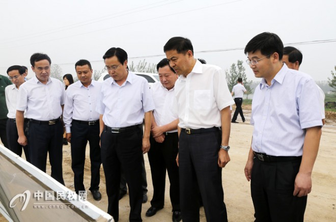 市长李公乐到我县调研水利项目建设工作