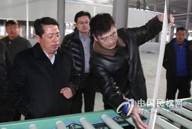 县委书记王仲田调研我县高新区重点工业项目
