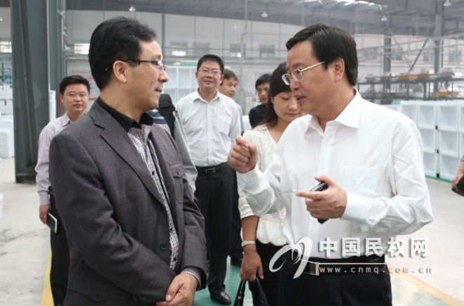 民建河南省委调研组到我县高新区开展调研活动