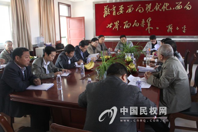 我县防震减灾科普示范校接受验收检查