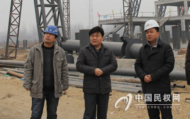 县委常委、统战部长白超查看梦蝶综合展示中心建设情况