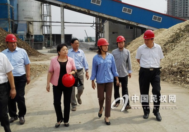 县领导陈春燕到漯河天壕新能源有限公司开展招商活动