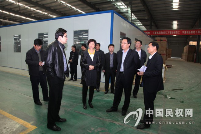 县委书记、县长姬脉常视察高新区企业生产和项目建设情况