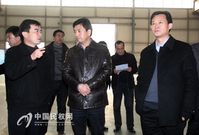 兰考县考察团到我县参观考察城市规划、高新区建设工作