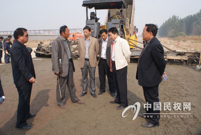 住建局对重点市政工程进行集中检查