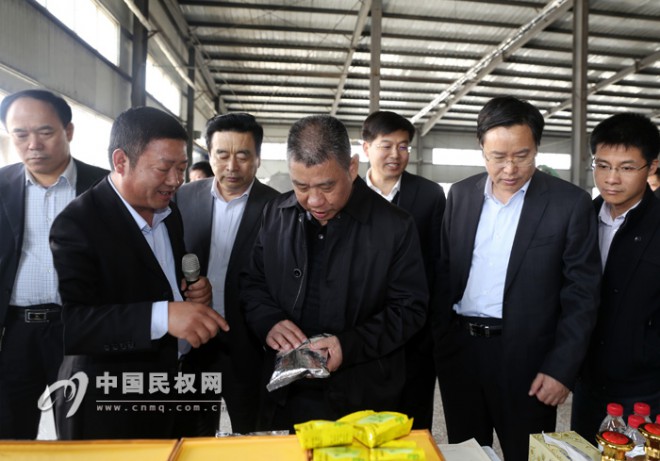 福建省政协考察团到我县考察农村土地流转工作