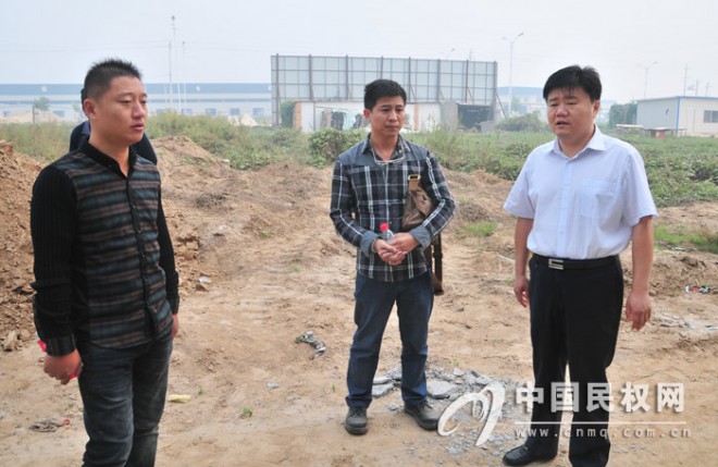 县委常委、统战部长白超到台商高科技创业园项目建设工地督导建设进度