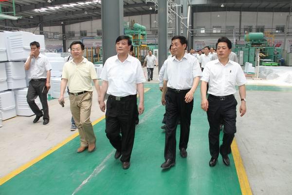 焦作市党政考察团莅临我县参观考察