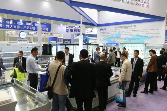 凯雪冷链携最新高端展示柜参加中国零售业展会