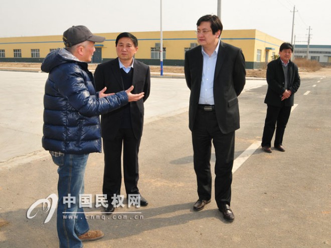 台湾祥记实业股份有限公司董事长林義雄来我县参观考察