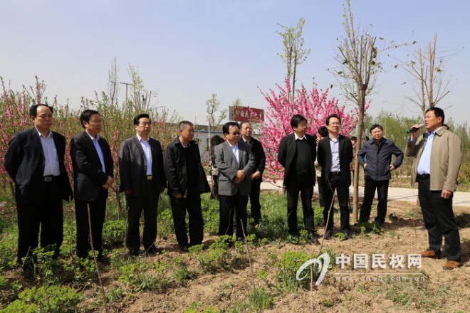 福建省政协考察团到我县考察农村土地流转工作