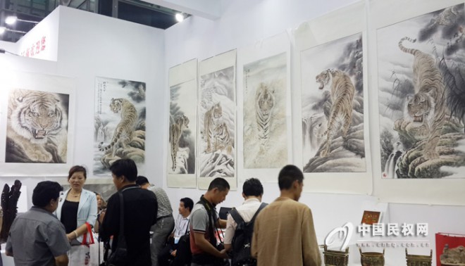 “民权虎”应邀参展第十届中国(深圳)国际文化产业博览交易会