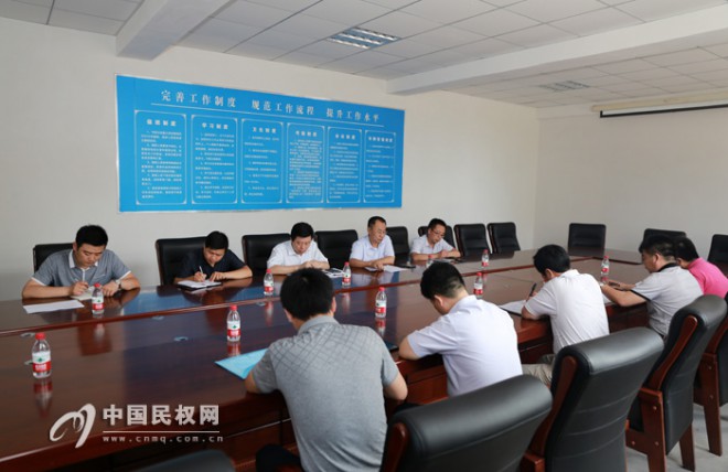 市群工部部长于水旺到我县调研信访稳定工作开展情况