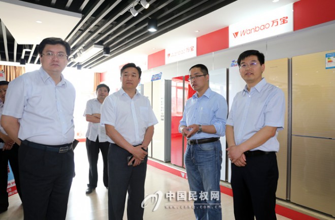 商丘市地税局局长朱荣民到我县高新区调研