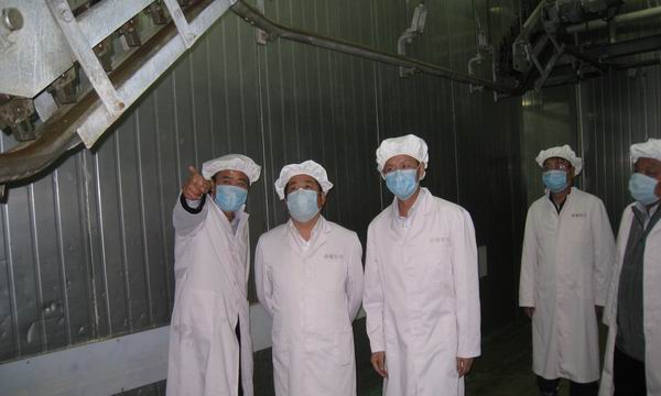 王仲田县长带队考察科尔沁牛业股份有限公司