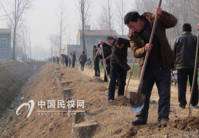老颜集乡掀起植树造林高潮