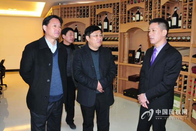 市企业服务活动联席会张红星一行莅临我县考核全年政府服务企业工作