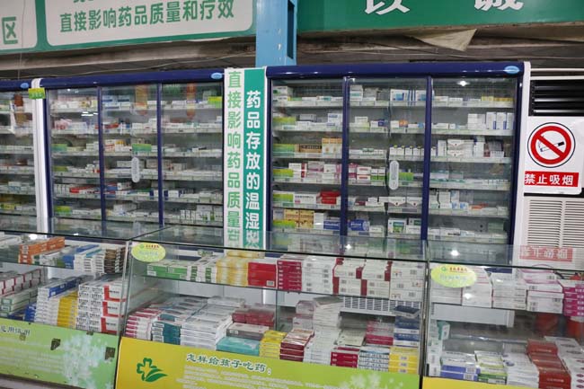 医药连锁有限公司药品阴凉柜工程案例