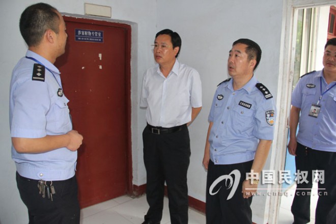 县长姬脉常调研基层派出所基建情况