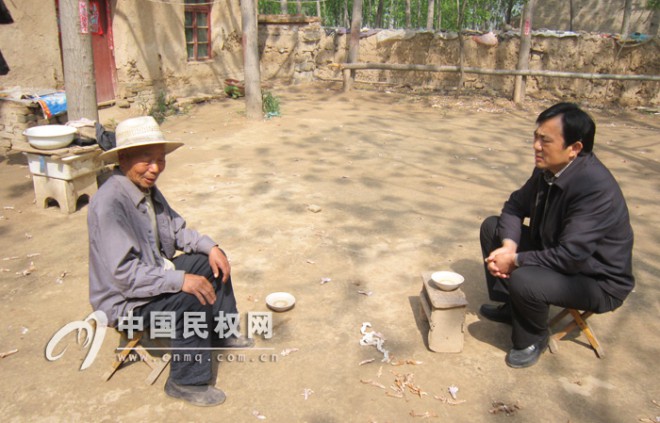 北关镇领导到“千名干部进千村联万户”联系点走访困难群众