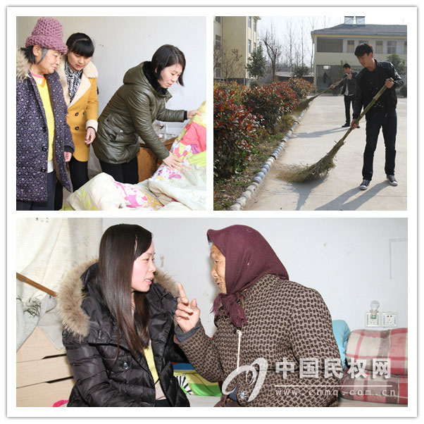 县林业局深入到龙塘镇养老中心开展弘扬雷锋精神志愿者服务活动