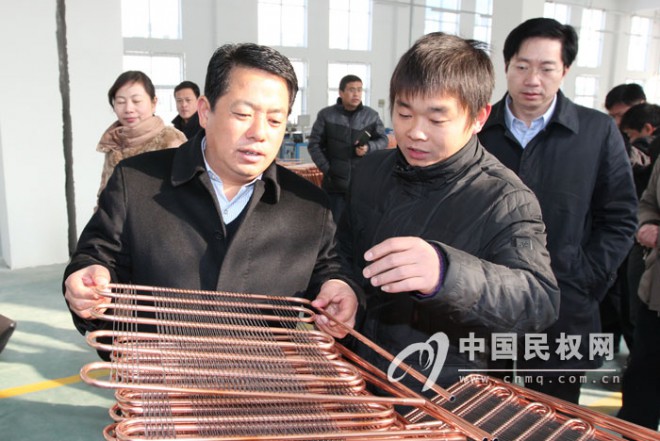 县委书记王仲田调研我县高新区重点工业项目