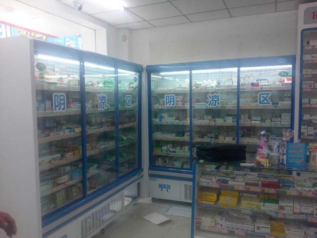 安阳连锁药店药品阴凉柜工程案例