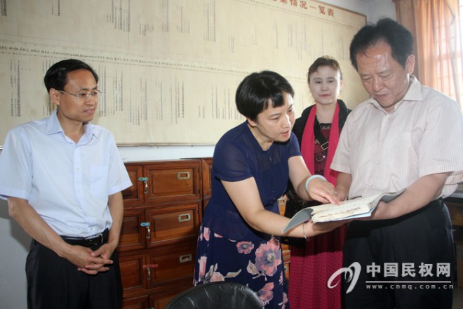 省档案局副局长刘延龙到我县调研综合档案馆建设和档案工作开展情况