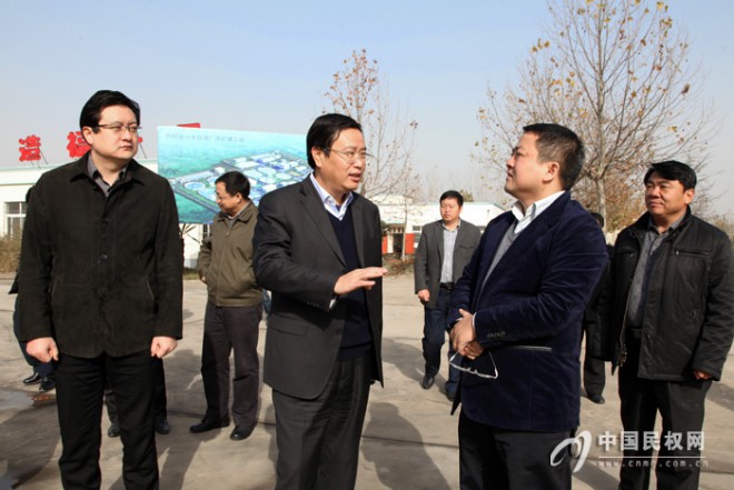 全省优化产业集聚区发展环境检查组莅民监督检查工作