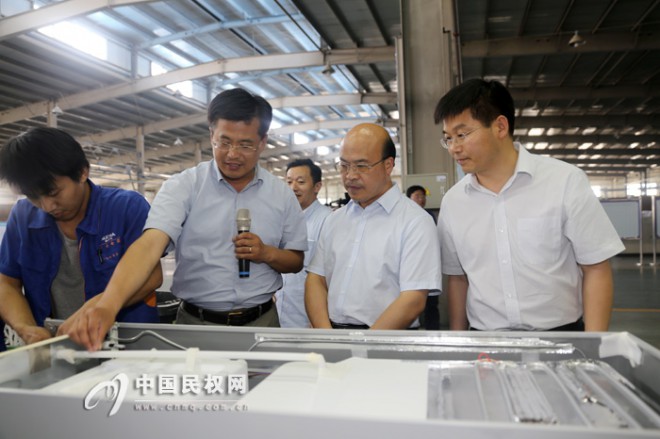 永城市党政考察团到我县高新区参观考察