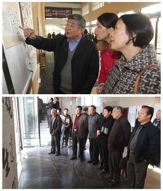 民权-睢县-宁陵三县书画联展暨创作交流现场会在我县举行