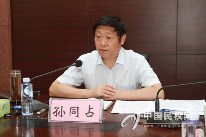 商丘市中院党组书记、院长孙同占莅民县调研我县法院工作